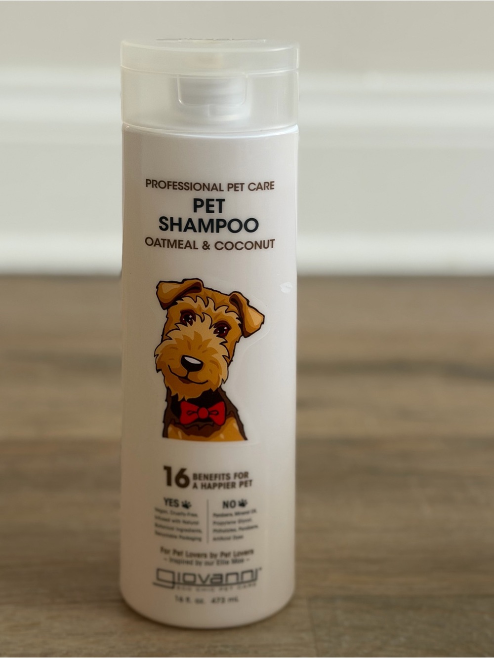 Giovanni Pet Shampoo Oatmeal & Coconut 16 oz Professional Dog Grooming Care